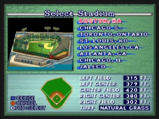 Bases Loaded 96: Double Header screenshot 3 for Playstation